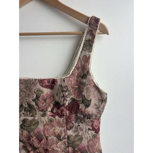 Alter’d State Floral Tapestry Mini Dress Cottage Core Size M - Picture 3 of 8